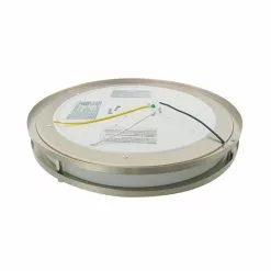 Project Source Round Flush Mount Ceiling Light - LED - 14-in - Metal/Acrylic - Brushed Nickel -Style Selections Sales Store 03245019d L