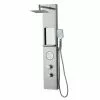 Style Selections Shower Panel - 7 7/8-in x 47 1/4-in - Square Head - Stainless Steel 1 Style Selections Shower Panel - 7 7/8-in x 47 1/4-in - Square Head - Stainless Steel -Style Selections Sales Store 14925020 L
