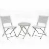 Style Selections 3-Piece Bistro Set with Foldable Chairs -Style Selections Sales Store 20235190 L