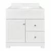 Style Selections Ellenbee Bathroom Vanity with Top White 30-in 1 Style Selections Ellenbee Bathroom Vanity with Top White 30-in -Style Selections Sales Store 31915078 L