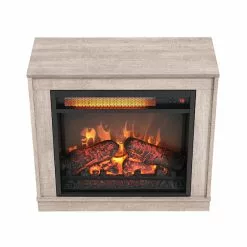Style Selections Infrared Electric Fireplace with Barnwood Finish - 1500 W - 1000 sq. ft. - 23-in -Style Selections Sales Store 32255008c L