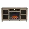 Style Selections Roslin Fireplace TV Stand for TVs up to 65-in - 32-in x 60-in - Brown -Style Selections Sales Store 35025013 L
