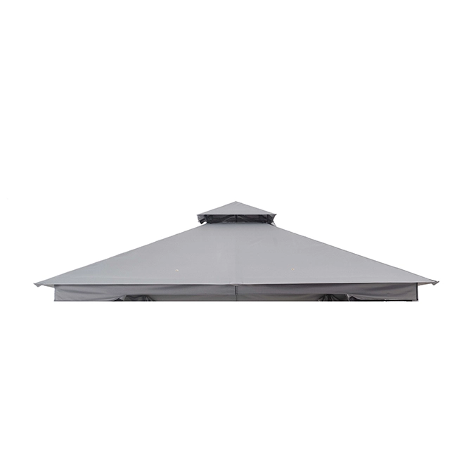 Style Selections Sun Shelter Replacement Roof - 10-ft x 10-ft - Grey Polyester 3 Style Selections Sun Shelter Replacement Roof - 10-ft x 10-ft - Grey Polyester