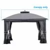 Allen + Roth 10-ft x 12-ft Grey Gazebo Canopy 2 Allen + Roth 10-ft x 12-ft Grey Gazebo Canopy -Style Selections Sales Store 38115292 L