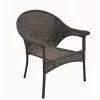 Style Selections Spruce Hills Brown Wicker Stackable Patio Chair -Style Selections Sales Store 41355012 L