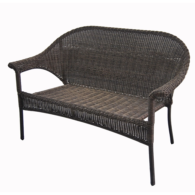 Style Selections Spruce Hills 2 Seats Patio Loveseat in Brown Woven Wicker 3 Style Selections Spruce Hills 2 Seats Patio Loveseat in Brown Woven Wicker