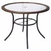 Style Selections Spruce Hills 39 1/2-in Tempered Glass Round Patio Dining Table -Style Selections Sales Store 41355019 L