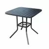 Style Selections Pelham Bay Black Steel Square Patio Bistro Table -Style Selections Sales Store 41535432 L