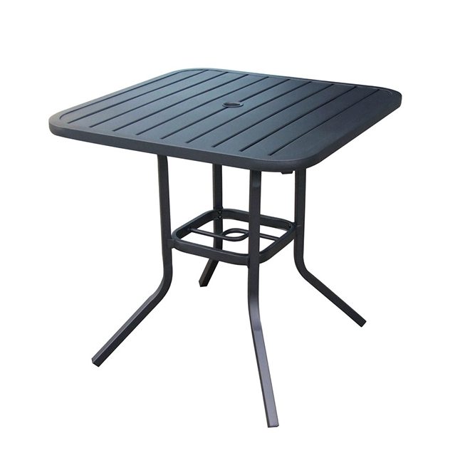 Style Selections Pelham Bay Black Steel Square Patio Bistro Table 3 Style Selections Pelham Bay Black Steel Square Patio Bistro Table