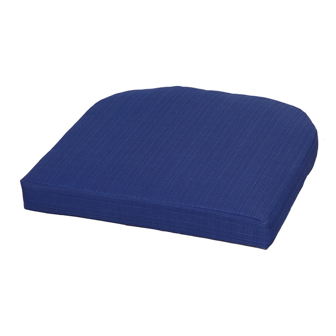 Style Selections Outdoor Seat Cushion - 20.5-in x 18.5 po x 2.75 po - Polyester - Navy 3 Style Selections Outdoor Seat Cushion - 20.5-in x 18.5 po x 2.75 po - Polyester - Navy