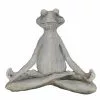 Meditating Frog Statue - 45 x 27 x 39.5 cm - Grey -Style Selections Sales Store 43225008 L