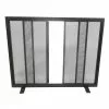 Style Selections 38.9-in Black Powder Coated Steel Flat Twin Fireplace Screen -Style Selections Sales Store 46715010 L