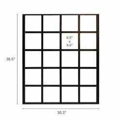 Style Selections 30-in W x 36.75-in H Black Vertical Garden Trellis -Style Selections Sales Store 46715011c L