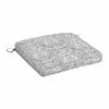 Style Selections 20-in x 20-in Damask Outdoor Grey Cushion -Style Selections Sales Store 47235041 L