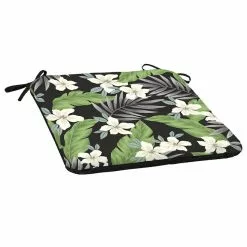 Style Selections 1-Piece Oliani Tropical Floral Seat Pad
