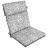 Style Selections 1-Piece Tybalt Damask Grey Patio Chair Cushion 2 Style Selections 1-Piece Tybalt Damask Grey Patio Chair Cushion -Style Selections Sales Store 47235045 L