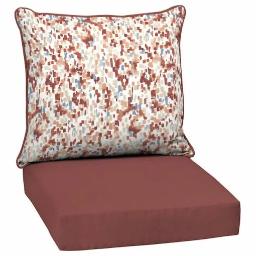 Style Selections 2-Piece Poet's Garden Red Geometric Deep Seat Patio Chair Cushion 8 Style Selections 2-Piece Poet's Garden Red Geometric Deep Seat Patio Chair Cushion -Style Selections Sales Store 47235051 L