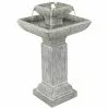 Style Selections 2-Tier Illuminated Fountain - 25.7-in - Resin - Grey 1 Style Selections 2-Tier Illuminated Fountain - 25.7-in - Resin - Grey -Style Selections Sales Store 47635010 L