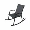 Style Selections Rocking Patio Chair - Powder-Coated Steel Frame - Charcoal Grey -Style Selections Sales Store 48655026 L