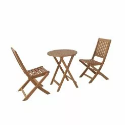 STYLE SELECTIONS Online Shop 35 Style Selections Danforth Rea Bistro Set - Wood - 3-Piece - Brown