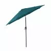 Style Selections Umbrella - 9-ft x 9-ft - Teal - Polyester 1 Style Selections Umbrella - 9-ft x 9-ft - Teal - Polyester -Style Selections Sales Store 48655112 L