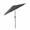 Style Selections Market Umbrella - 9-ft x 9-ft - Polyester - Black