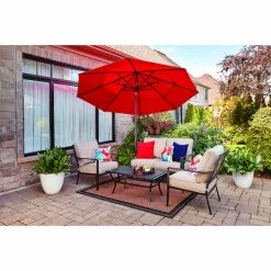 Style Selections Glenn Hill Loveseat and Coffee Table - Steel - Tan -Style Selections Sales Store 48655121d L