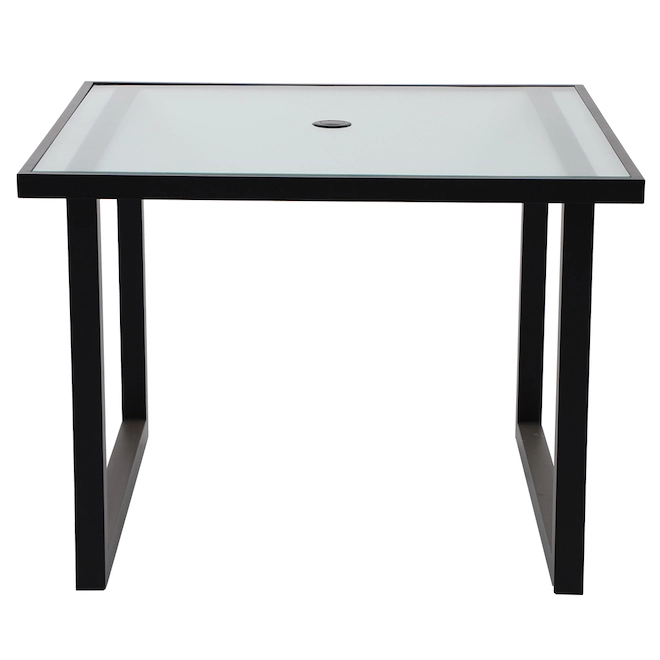 Style Selections Exterior 40-in Dining Table with Glass Top 3 Style Selections Exterior 40-in Dining Table with Glass Top