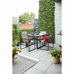 Style Selections Exterior 40-in Dining Table with Glass Top 9 Style Selections Exterior 40-in Dining Table with Glass Top -Style Selections Sales Store 48655129d L