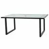 Style Selections Rectangular Exterior Glass 68-inch Dining Table -Style Selections Sales Store 48655130 L