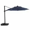 Style Selections 11-ft Offset Umbrella - Navy - Aluminum 1 Style Selections 11-ft Offset Umbrella - Navy - Aluminum -Style Selections Sales Store 48655150 L