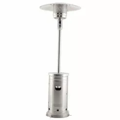 Style Selections 48,000-BTU White Steel Floorstanding Liquid Propanee Patio Heater