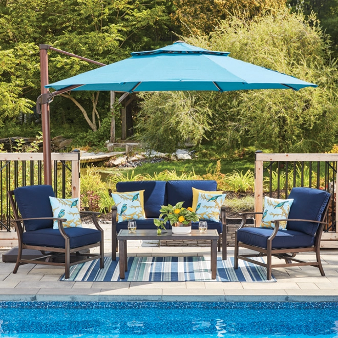 Style Selections Patio Cushion - 16-in x 16-in - Polyester - Birds 5 Style Selections Patio Cushion - 16-in x 16-in - Polyester - Birds - Image 3