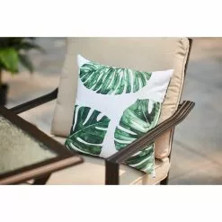 Style Selections 16-in x 16-in Exterior Cushion Palm Leave -Style Selections Sales Store 49235148c L