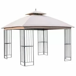Style Selections 10-ft x 10-ft Gazebo Tan